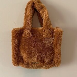 Madden Girl • Faux Fur furry bag teddy bear brown